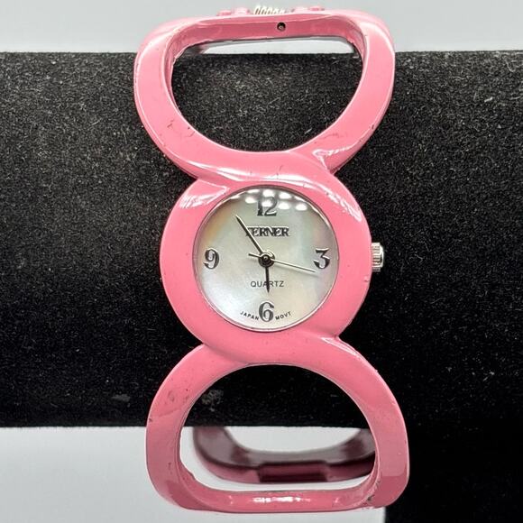 Y2K Pink Terner Cuff Watch - Picture 1 of 4
